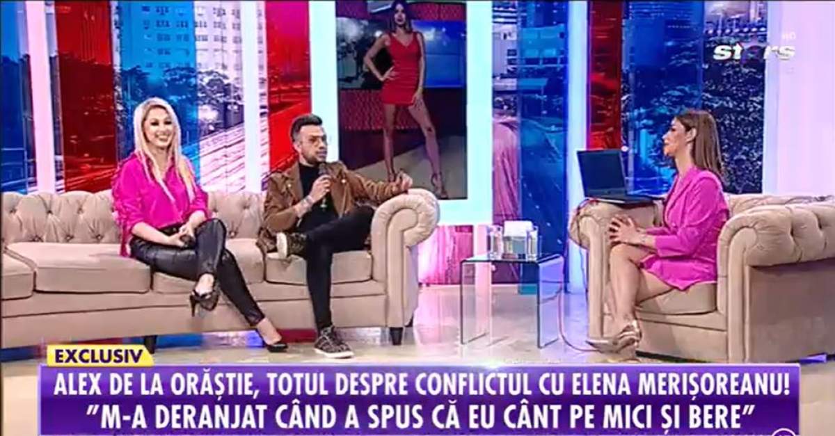 Alex de la Orăștie și Elena Merișoreanu, în centrul unui nou război artistic. Ce își reproșează cei doi: „Nici nu știu cine este”