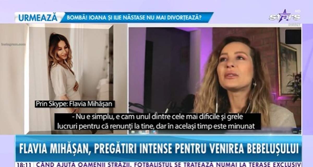 Flavia Mihășan prin Skype