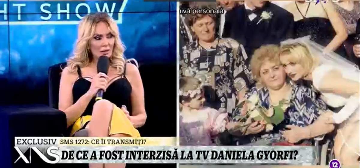 Daniela Gyorfi, dezvăluiri despre clipele cumplite din copilărie, la Xtra Night Show. Mama artistei a rămas paralizată la doar 28 de ani