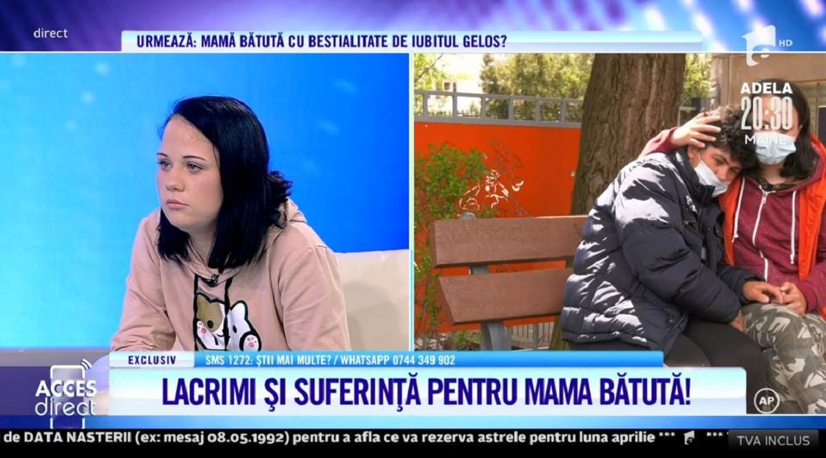 Acces Direct. Ramona susține că luptă să-și salveze mama din ghearele iubitului! Femeia, snopită în bătaie de concubin? „I-a rupt mâna” / VIDEO