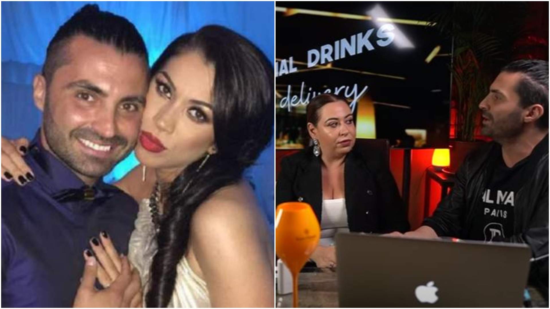 Colaj cu Pepe și Raluca în perioada în care formau un cuplu/ Oana Roman și Pepe, la discuții.