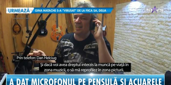 Dan Helciug a devenit pictor. Artistul și-a descoperit noua pasiune în urma unui vis: „O să fac o expoziție la toamnă”