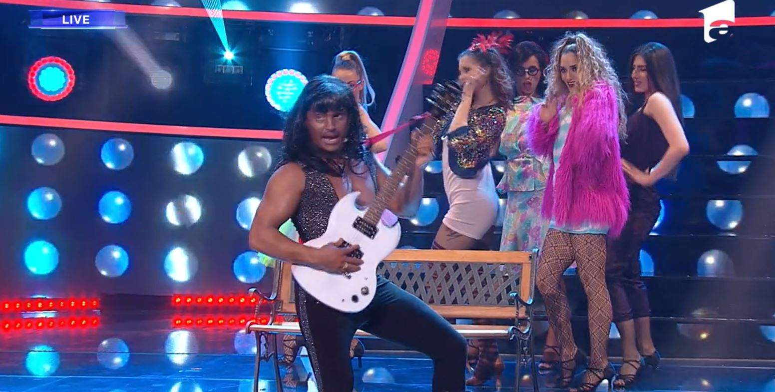 Pepe, transformare spectaculoasă în Rick James, la Te cunosc de undeva! Artistul a făcut show pe melodia Super Freak / VIDEO