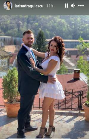 Larisa Drăgulescu a îmbrăcat două rochii de mireasă la nunta ei! Imagini de la marele eveniment / FOTO
