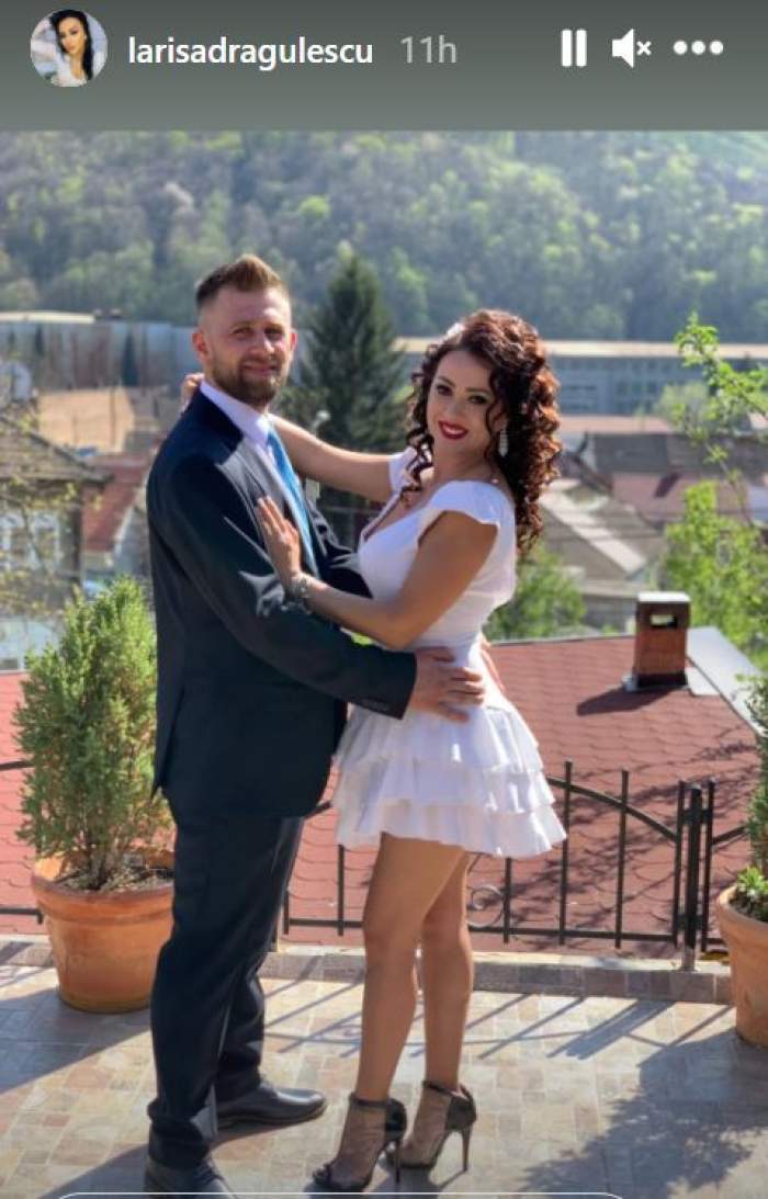 Larisa Drăgulescu a îmbrăcat două rochii de mireasă la nunta ei! Imagini de la marele eveniment / FOTO