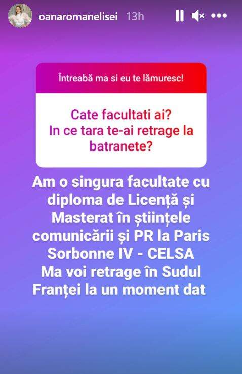 Ce studii are, de fapt, Oana Roman! Când plănuiește vedeta să plece din țară / FOTO