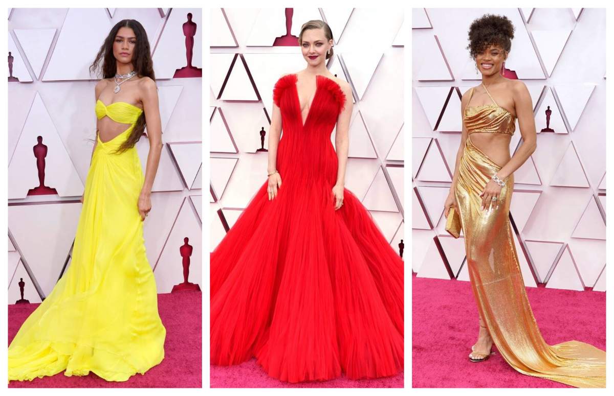 Amanda Seyfired, Anda Day, Zendaya, pe covorul rosu la Gala Oscar 2021