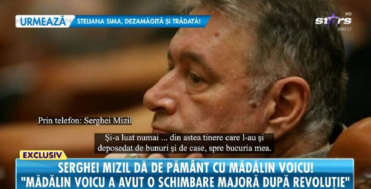 O poză cu Mădălin Voicu. Serghei Mizil dă declarații despre el la Antena Stars.