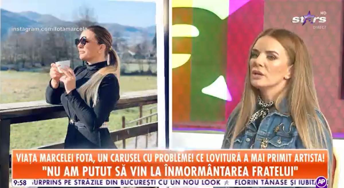 Marcela Fota în platou la Antena Stars.