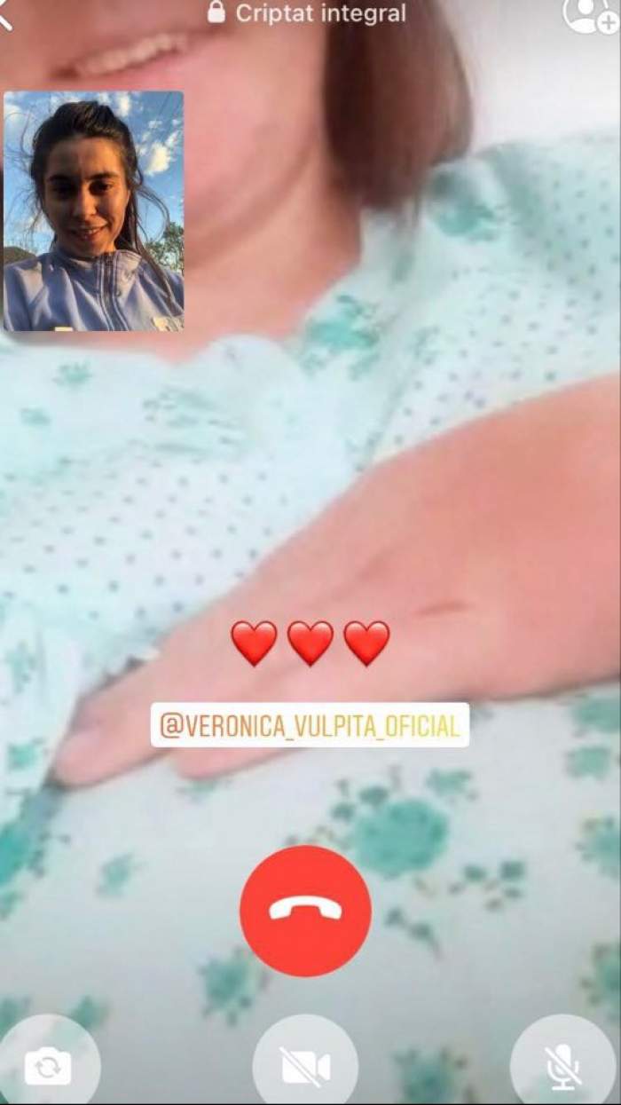 Vulpița din Blăgești a fost luată cu ambulanța de urgență la spital. Ce probleme are Veronica Stegaru cu sarcina