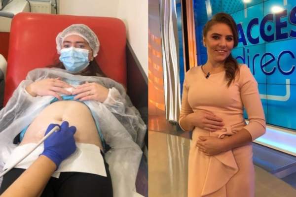 Vulpița din Blăgești a fost luată cu ambulanța de urgență la spital. Ce probleme are Veronica Stegaru cu sarcina