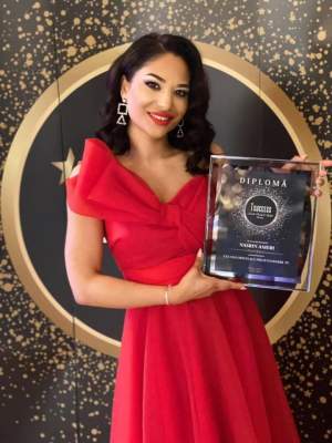 Ce premiu important a câștigat Nasrin, frumoasa prezentatoare de la Antena Stars! Apariția spectaculoasă a vedetei / VIDEO