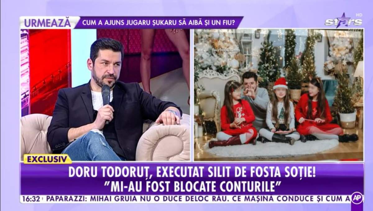 Doru Tudorut a vorbit despre divort la Antena Stars si executarea silita