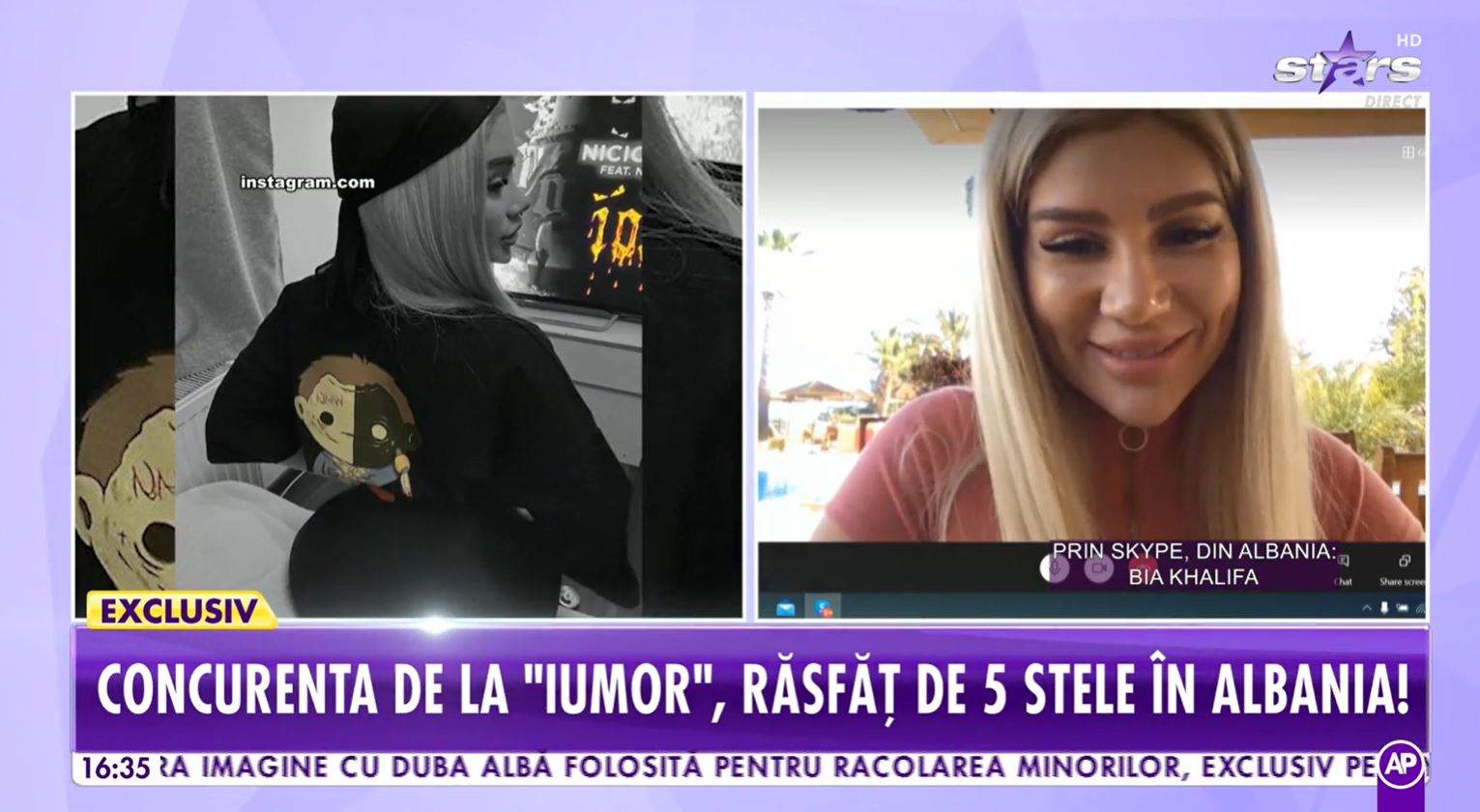 Bia Khalifa A PÄƒrÄƒsit De UrgenÈ›Äƒ Romania Ce È›arÄƒ A Ales Fosta ConcurentÄƒ De La Iumor È™i De Ce A Plecat M Am SupÄƒrat Video Spynews Ro