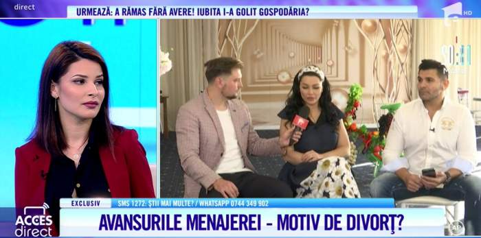 Acces Direct. Brigitte Pastramă reacționează, după ce menajera i-ar fi făcut avansuri soțului ei: ”Mi s-a părut ciudat” / VIDEO