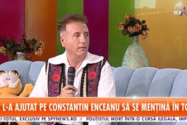Cine este soția lui Constantin Enceanu. Anunțul făcut de artist la Antena Stars după 36 de ani de relație