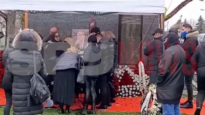 Fetele lui Nelu Ploieșteanu la cimitir