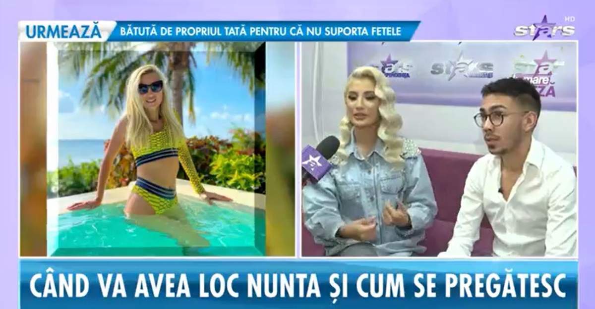 Captură video cu Armin Nicoară și Claudia Puican.