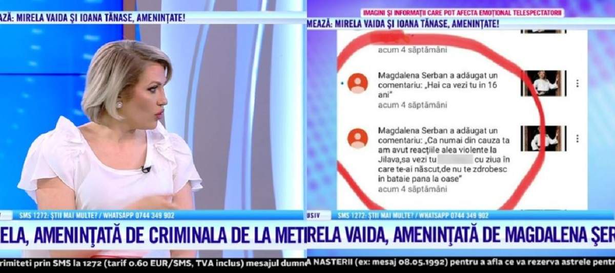 Acces Direct. Mirela Vaida, amenințată de Magdalena Șerban? Mesajele înfiorătoare primite de vedetă: „Te zdrobesc în bătaie până la oase”