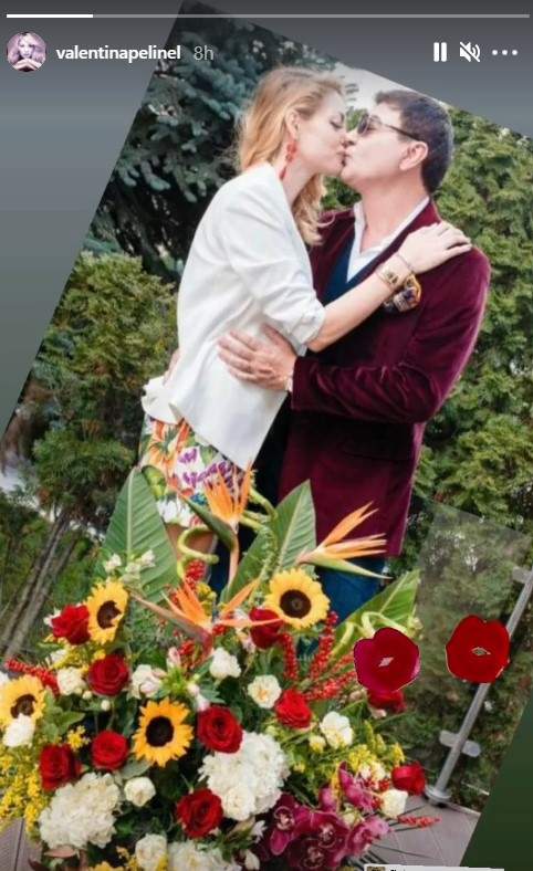 Valentina Pelinel, sărut pasional cu Cristi Borcea. Imaginea plină de romantism postată de blondină / FOTO