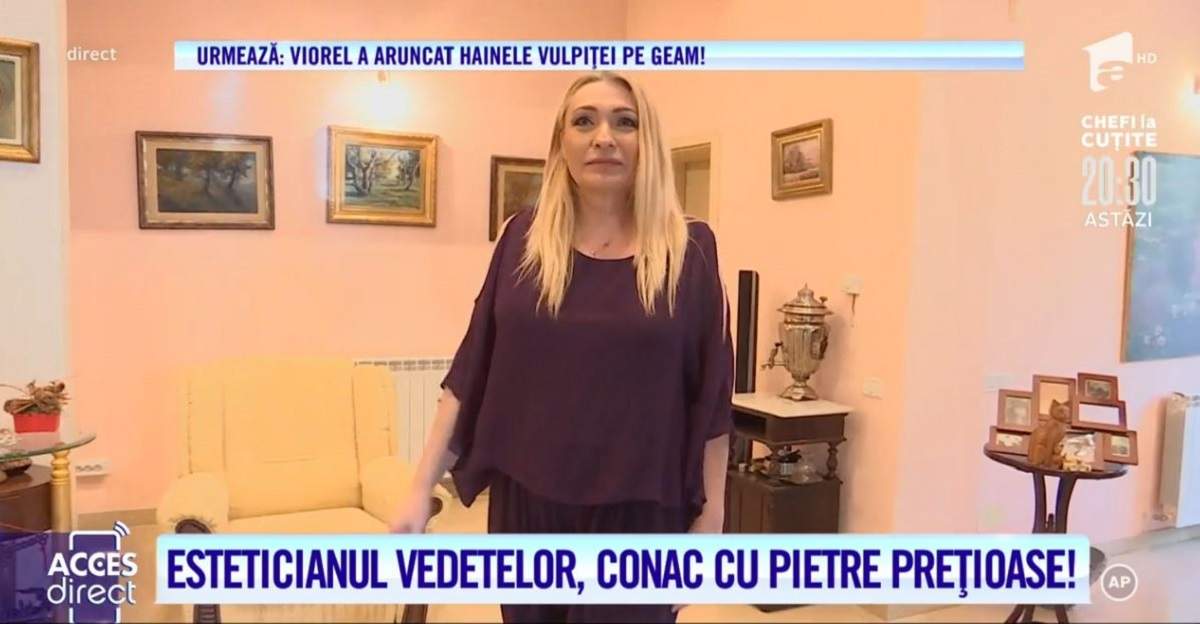 Acces Direct. Esteticianul vedetelor, poveste impresionantă de viață. Mihaela Saidac are în locuință piese unicat, de la Casa Regală!