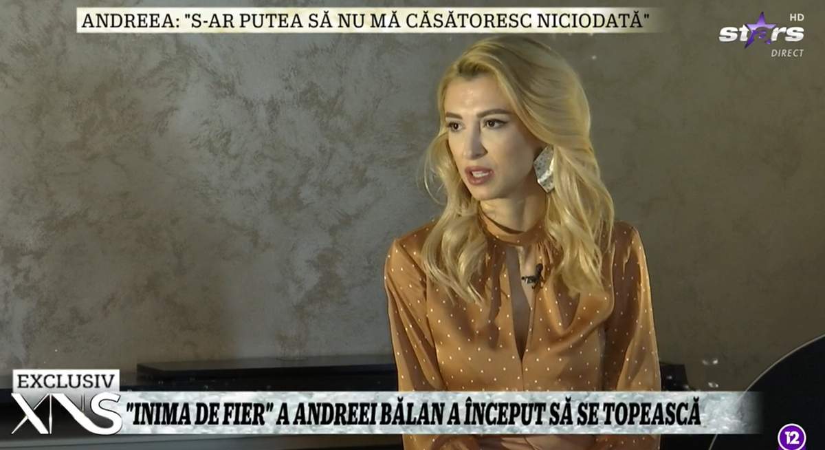 Andreea Bălan, dezvăluiri la Xtra Night Show despre clipele grele prin care a trecut: ”Mă durea tot corpul la cât de mult sufeream”