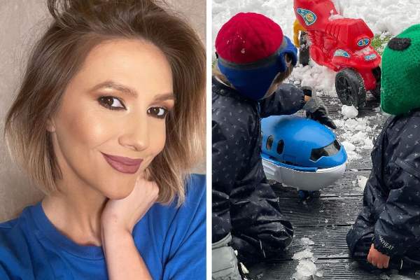 Adela Popescu, emoționată de băiețeii ei. ''M-a bușit un plâns nebun''
