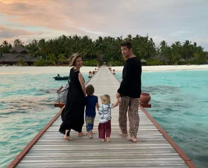 Adela Popescu și Radu Vâlcan in vacanta din maldive de la inceputul anului