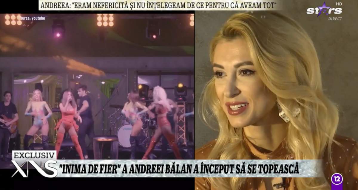 Andreea Balan a dat interviu la Xtra Night Show