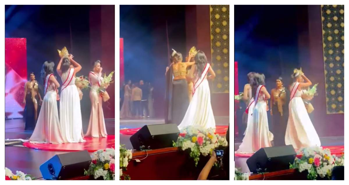 Miss World a fost arestată, după ce i-a smuls coroana de pe cap lui Miss Sri Lanka. Totul a avut loc chiar la festivitatea de premiere / VIDEO