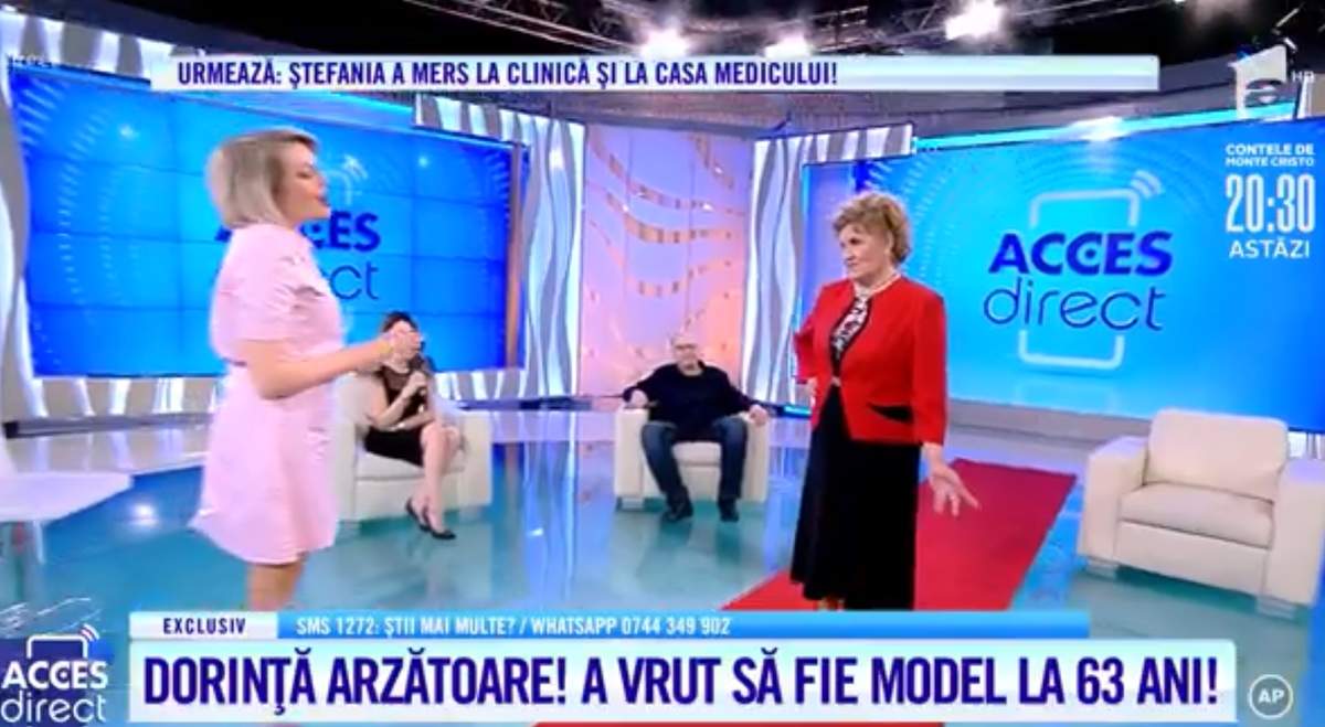 Acces Direct. Lucia a vrut să devină model, dar a fost păcălită cu sume mari de bani! Astăzi a defilat pe covorul roșu în platoul emisiunii / VIDEO