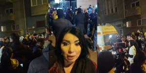 Oamenii, revoltați de decizia luată la Spitalul Foișor! Adriana Bahmuțeanu și zeci de persoane au ieșit în stradă în această noapte să ceară dreptate / VIDEO