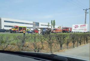 Accident grav cu patru mașini în Timișoara, înainte de Paște! Un bărbat de 61 de ani a murit / FOTO