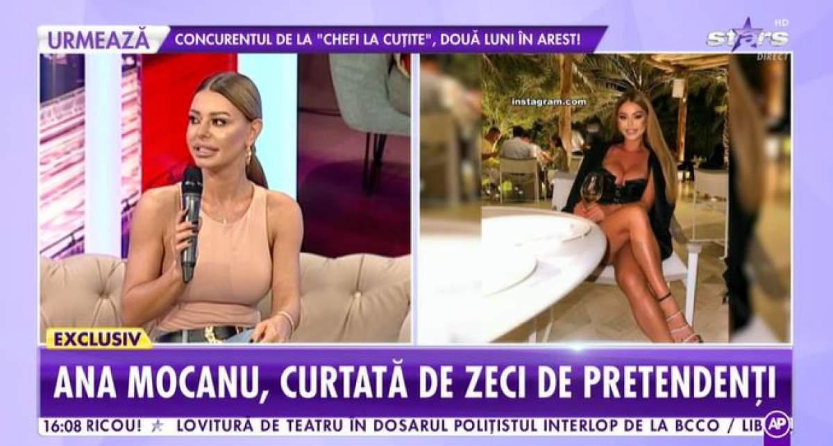 Captură video cu Ana Mocanu la Antena Stars.