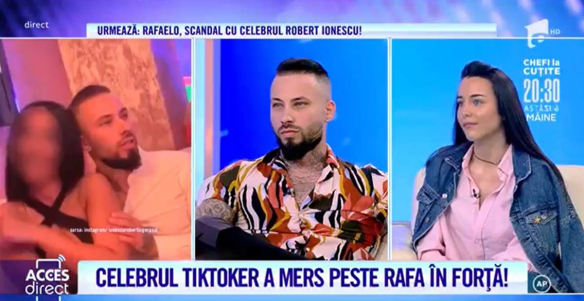 Acces Direct. TikTok-erul Robert Ionescu, înșelat de iubită cu prietenul Rafaelo? Vloggerii s-au răfuit în stradă și au făcut totul public