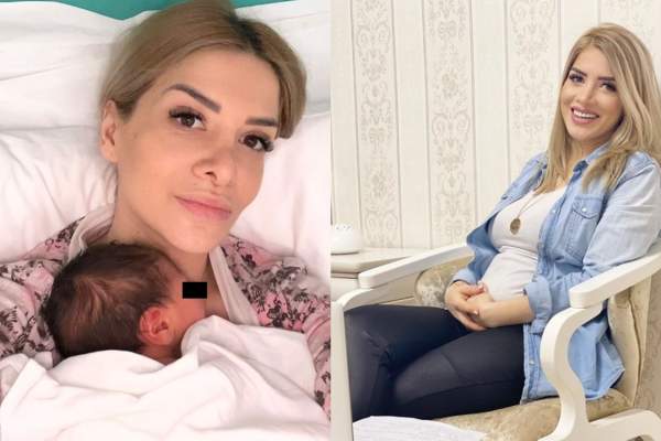 Stela Bizdu a născut! Cunoscuta influenceriță a adus pe lume cel de-al doilea copil: ”Ea e Maria” / FOTO