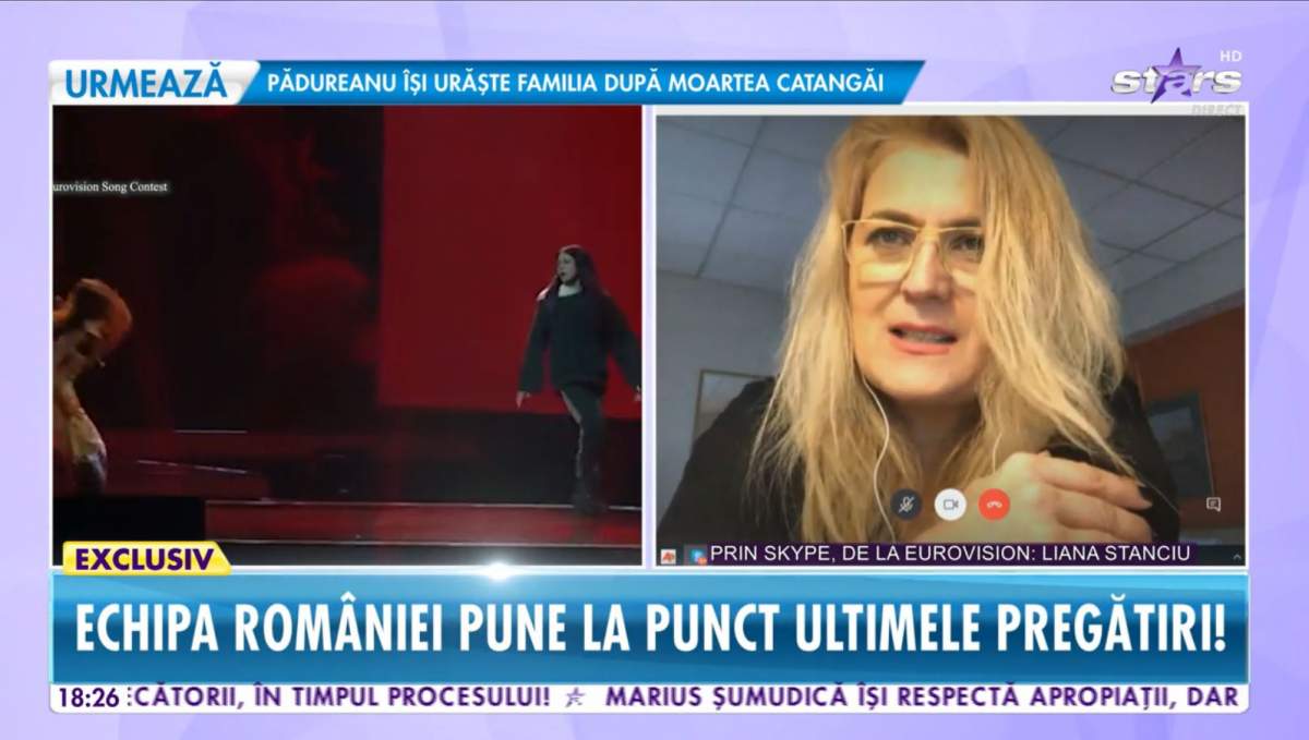 Liana Stanciu a vorbit la Antena Stars despre participarea lui Roxen la Eurovision 2021
