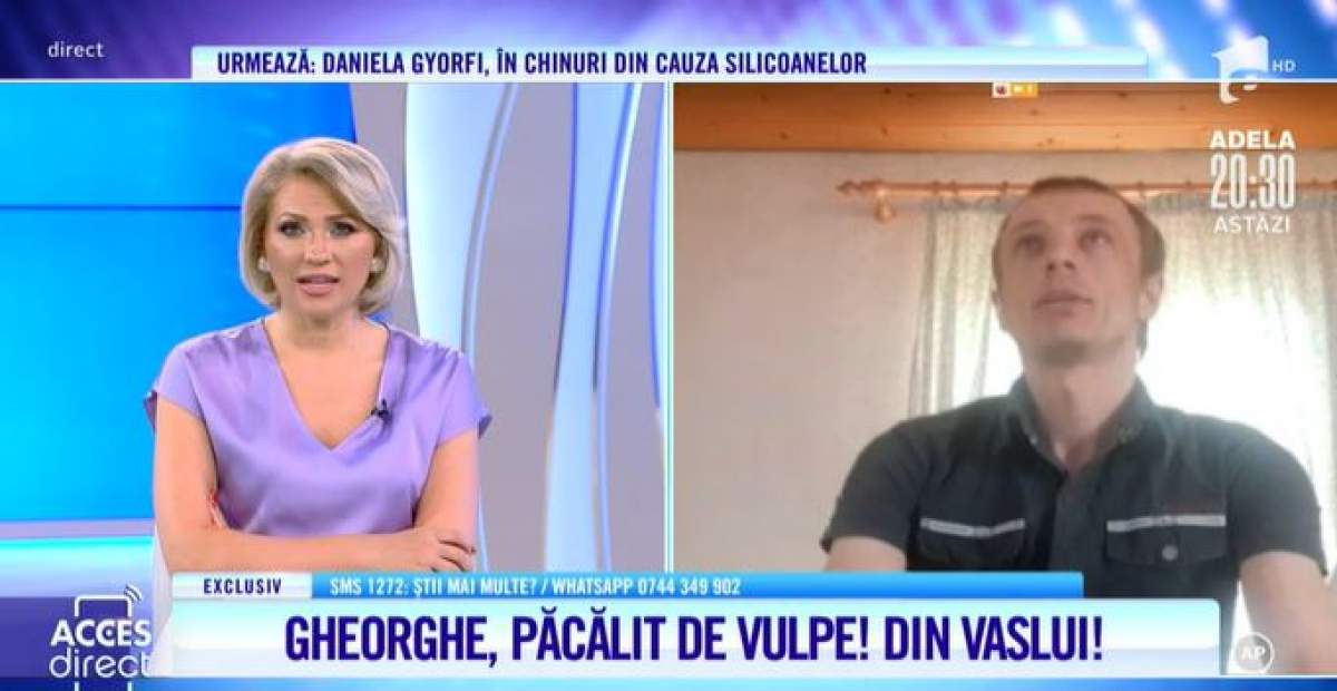 Captură video cu Gheorghe Șandruc la Acces Direct.