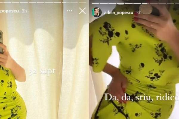 Adela Popescu, ipostaze inedite, gravidă în 32 de săptămâni. Soția lui Radu Vâlcan și-a încântat fanii printr-un dans de senzație / VIDEO