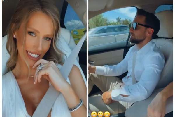 Imagini nemaivăzute cu Dani Oțil și Gabriela Prisăcariu înainte să spună marele ”DA”: „În curând o să fiu doamnă” / VIDEO