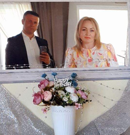 Victorina Matveev alături de soțul său.