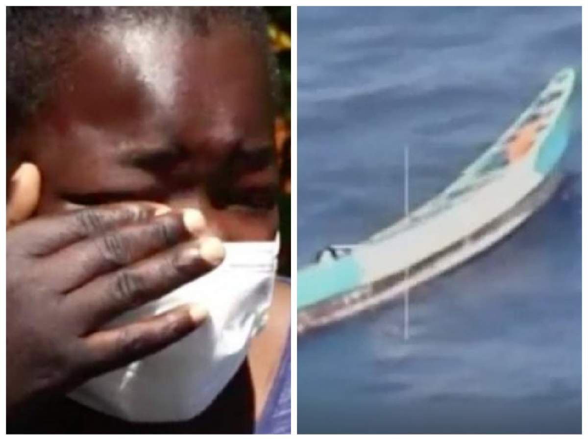 colaj adolescentă supraviețuitoare din coasta de fildeș și barca în care a plutit