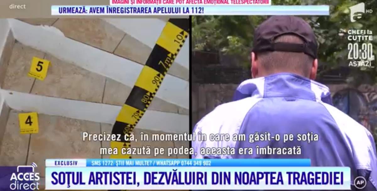 Soțul Mariei Macsim Nicoară, declarații exclusive la Acces Direct, despre moartea soției sale! E crimă sau accident? ”A servit 2-3 pahare de vin” / VIDEO