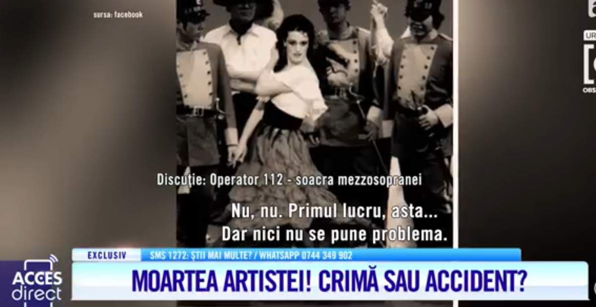 Acces Direct. Înregistrarea la 112 a apelului făcut de soacra Mariei Macsim Nicoară. Ce i-a spus femeia operatorului / VIDEO