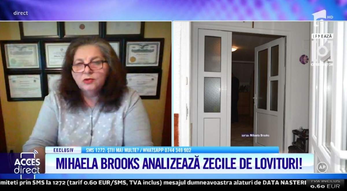 Acces Direct. Profilerul FBI Mihaela Brooks a analizat toate loviturile de pe corpul Mariei Macsim Nicoară: „Echimoza de pe gât e, de fapt, forma unor degete” / VIDEO