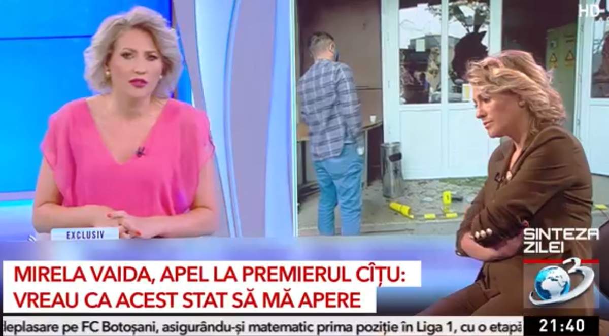 Mirela Vaida a izbucnit în lacrimi, după ce azi viața i-a fost din nou pusă în pericol. ”Vreau să mor când crede Dumnezeu, dar nu așa” / VIDEO