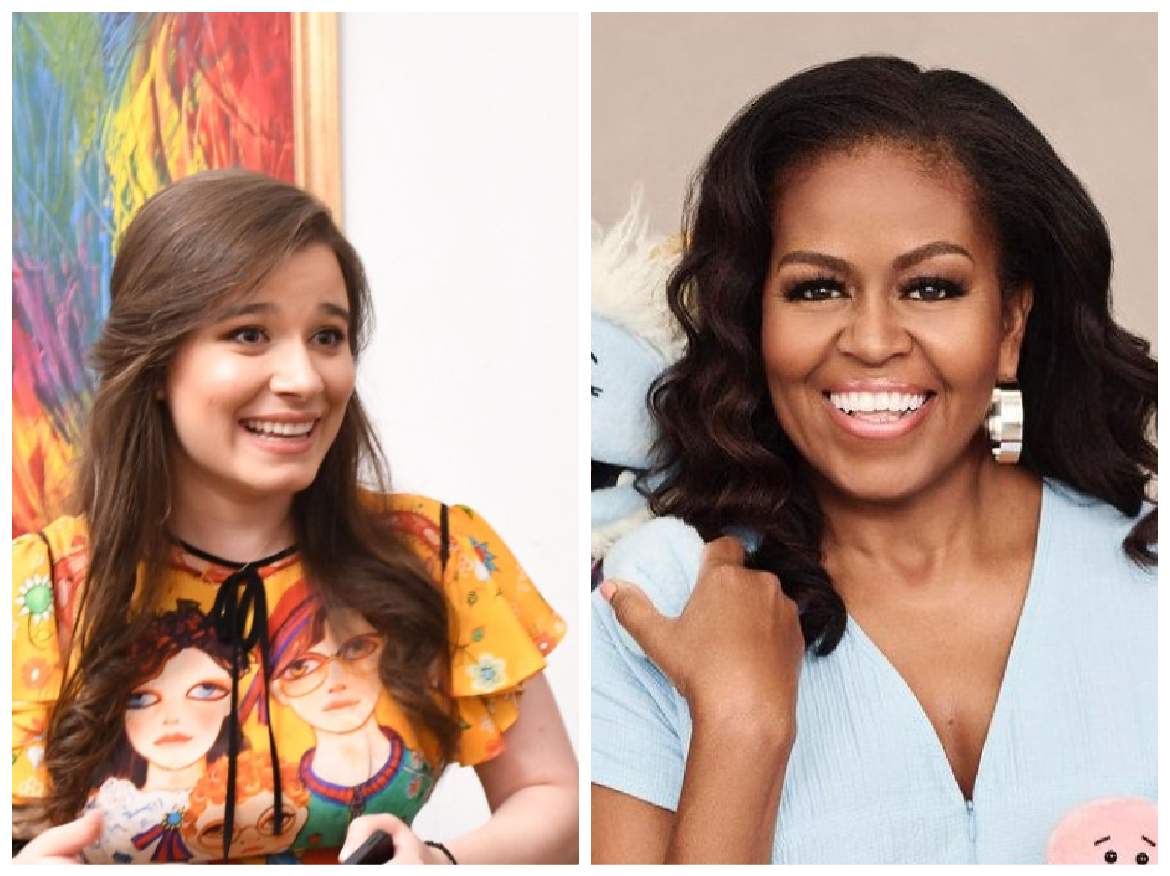 Kira Hagi și Michelle Obama.