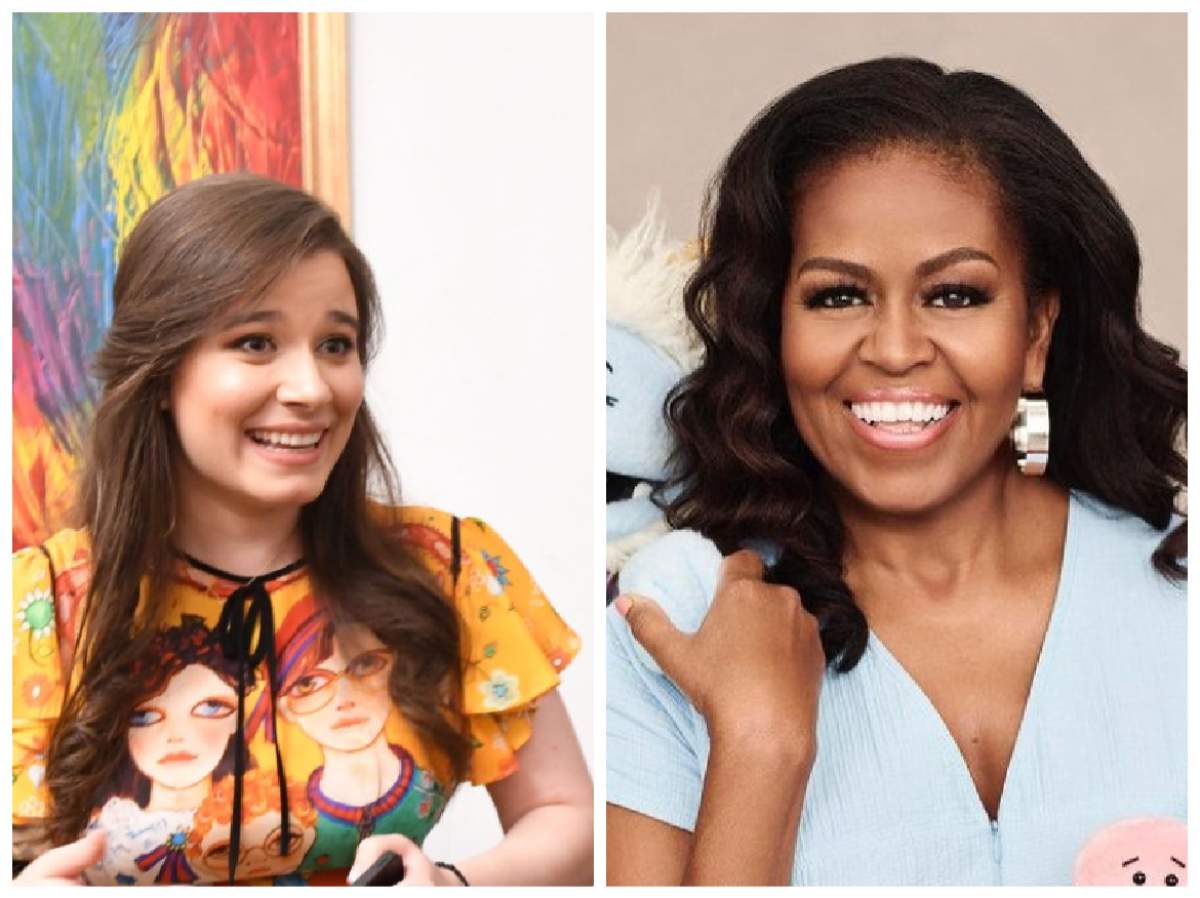 Fiica lui Gică Hagi joacă în același film cu Michelle Obama. Kira Hagi și Michelle Obama.