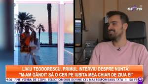 Liviu Teodorescu, primul interviu despre nuntă, la Antena Stars. Când va avea loc marele eveniment: ”Și-a ales rochia de mireasă”