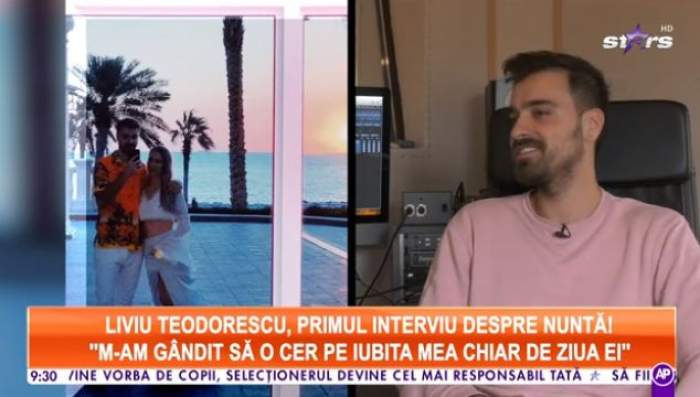 Colaj foto cu Liviu Teodorescu și iubita sa